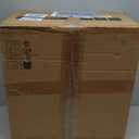 VASAGLE EKHO Collection - 360 Swivel Bar Stools Set of 2, Height Adjustable Barstools with Storage, Synthetic Leather with Stitching, Mid-Century Modern, Kitchen Bar, Easy Assembly, Caramel Brown