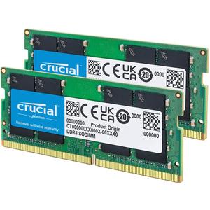 Crucial 32GB DDR4 RAM Kit (2x16GB), 3200MHz (PC4-25600) CL22 Laptop Memory, SODIMM 260-Pin, Downclockable to 2933/2666MHz, Compatible with 13th Gen Intel Core and AMD Ryzen 7000 - CT2K16G4SFRA32A