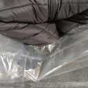 ASPO Men's Packable Lightweight Puffer Winter Jackets Detachable Hood Waterproof Warm Insulated Down Coats Hiking Snow Travel Black XXL