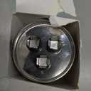 50+5 MFD uf 370 or 440 Volt VAC Dual Run Circular Start Capacitor Replacement Part by Blue Stars - Exact Fit for Condenser Straight Cool or Heat Pump Air Conditioner - Replaces 97F9850 97F9970