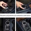 Car Gear Shift Switch Button Ring Trim Cover Compatible with Ford Maverick 2022-2024 Gear Knob Ring Cover Gear Shift Switch Knob Protect Cover Gear Shifter Head Button Decorative Interior Accessories