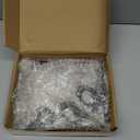 L Shelf Brackets for 8" - 10" Board, Floating Shelf Bracket Heavy Duty Metal Shelving Brackets for Shelves, Decorative Iron Rustic Wall Brackets for DIY Floating Shelf, 6 Pack Black