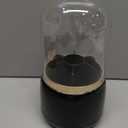 Toothbrush Holders with Cover,Dustproof 360 Rotating 7 Slots Toothpaste Holder for Bathroom Organizer Countertop,Makeup Brushes Organizer,Bathroom Accessories (Black)