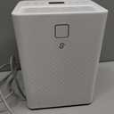 HUMILABS 1600 sq. ft. Dehumidifier for Basement, 21 Pint Dehumidifier for Home with Drain Hose, Auto Modes, 24H Timer, Child Lock, 37dB. Ideal for Bathrooms, Basements, and Large Rooms. Milk White
