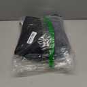 Extra Large Storage Duffle Bag with Zippers and Handles, Big Foldable Duffle Bag for Travel (Black)