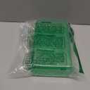 1 Pack Double Layer Hard Pencil Cases, Plastic Translucent Pencil Box with Snap-Tight Lid for Pens, Pencils, School, Stylish Office Supplies Storage Organizer Box,Medium-sized(Green)