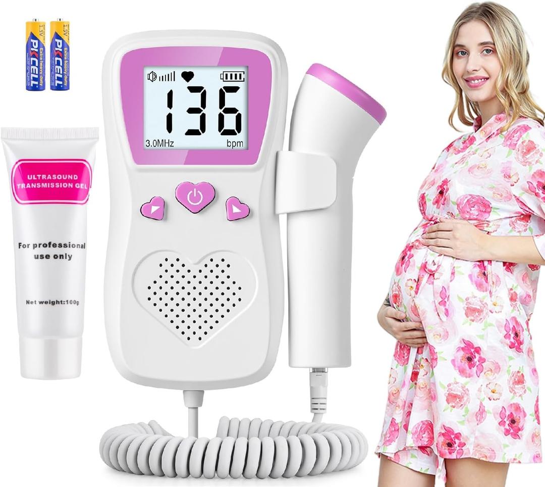Accessories for Baby Monitor Pregnancy, Portable Doppler Fetal Heart Rate Monitor Accessories for Home Use-F06