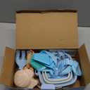 Dreamon Beach Toys Set for Kids 3-10, Collapsible Sand Buckets with Beach Molds and Mesh Bag, 3 Pack Shovels Set Sand Toys for Beach, Sandbox Travel Toys for Toddlers Kids (Pink/Orange/Blue)