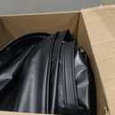 Solera Universal Fit Heavy-Duty Vinyl RV Patio Awning Replacement Fabric Solid Black 15' Awning (14'4" Fabric)