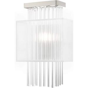 Livex Lighting 1 Lt Brushed Nickel ADA Wall Sconce