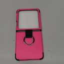 BENTOBEN for Samsung Galaxy Z Flip 7 5G Case with Ring, Heavy Duty 2 in 1 Full Body Rugged Galaxy Z Flip7 Case Girls Women Boy Men Shockproof Protection Cases Cover for Samsung Z Flip 7 6.9, Hot Pink