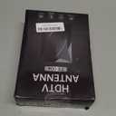 2026 TV Antenna for Digital TV Indoor, Long Range Smart Antenna for Local Channels, Support 4k 1080p with Amplifier Signal Booster for HDTV (Black)