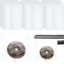 Yexiya 200 Pcs 4" x 6" Heat Seal Cookie Bags Matte Frosted Cellophane Cookie Bags Flat Edge for Treat Chocolate Candy Desserts Snack Packs for Gift Giving