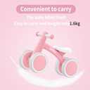 SEREED Baby Balance Bike for 1 Year Old Boys Girls 12-24 Month Toddler Balance Bike, 4 Wheels Toddler First Bike, First Birthday Gifts