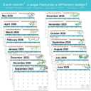 5 x 2026 Wall Calendar A4 | Hanging Planner  Monthly Wall Calendar with Holidays & Notes, Durable Paper Organizer for Home, Office & School