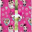 Franco Kids Room Window Curtains Drapes Set, 82 in x 63 in, LOL Surprise
