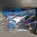 Automatic Electric Water Gun for Adults and Kids, Blue with LED Lights