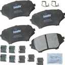 Bendix Priority1 CFM1179 Semi-Metallic Front Brake Pads for Mazda MX-5 2014-2006, MX-5 Miata 2015-2006