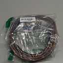 VONMELLI 2 Pack Women's Leather Belts for Jeans Dresses Fashion Gold Buckle Ladies Belt (XXXXL: Fit Waist Size 55-57 Inches, A-black+brown)