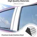 for Colorado Pillar Post Trim Panel Cover Fit for Chevy Colorado/GMC Canyon 2014-2022 Chrome Exterior Accessories 4pcs