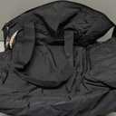 BAGSMART Rolling Duffle Bag with Wheels, 35L Carry on Travel Bag with Detachable Wheels, PVC Wet Pocket Duffel bag with Wheels, Black