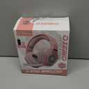 Ozeino 2.4GHz Wireless Gaming Headset with Microphone, 2.4G USB & Type C Transmitter - 30h Battery Life - RGB Lighting Gaming Headphones for PS5, PS4, PC, Phone (Pink)