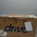 Drive Medical 12011KD-1 Tub Transfer Bench For Bathtub, Height Adjustable Shower Bench with Backrest, Shower Shower Chair Bath Seat for Elderly, Seniors, Arm Support for Transfer, 400 Weight Cap