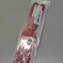 Zopeal 2 Pieces Crepe Spatula Silicone Narrow Skinny Flipper Long Heat Resistant Cooking Pancake Spatula Non Stick for Cooking Egg Burgers Pizza Pancake Steak Omelet(Red)