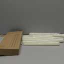 12 Pack Ivory Taper Candles 10 Inch Taper Candles Dripless, Smokeless, Unscented 8 Hours Long Burning Hand Poured Tall Candlesticks Perfect for Home Decor, Weddings, and Special Occasions