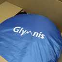 Glymnis Pop Up Beach Tent Beach Shade Tent for 3-4 Persons Sun Shelter UPF 50+ Enclose Zipper Door Portable Easy Up Beach Tent