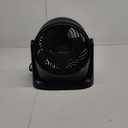 PELONIS 3 Speed Small Room Air Circulator Fan with 7-inch Blade, Table Fan with 100 Adjustable Head Tilt - Desktop Fan for Bedroom,Dorm and Office - Ventilador for Air Conditioner and Heater, Black