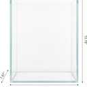 Cirrsondy 5.18 Gallon Glass Fish Tank, Low Maintenance Small Aquarium for Betta Fish, Snails, Shrimp & Aquatic Plants