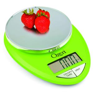 Ozeri Pro Digital Kitchen Food Scale, 0.05 oz to 12 lbs (1 gram to 5.4 kg) (Lime Green)