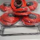 24 Pcs Traditional Japanese Style Red Silk Hanging Lantern Set Including Paper Lanterns Japanese Decorations and Lights for Chinese New Year Luna Festival Party Decoration DIY Crafts