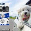 6 x (2 Pack) CR2032 OEM Remote Key Fob Battery 2032 Replacement for Honda (CRV Civic Accord Pilot Odyssey HRV Fit Passport Ridgeline Crosstour Insight Clarity CRZ) Smart Remote Check Fitment Guide