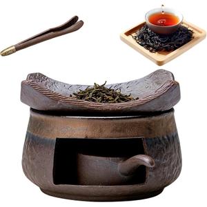 Ceramic Aromatherapy Stove Essential Oil Burner, Aromatherapy Burner for Herbs, Ceramic Aromatherapy Burner, Tea Light Candle Holders Teapot Warmer, Zen Incense Burner Kit for Home Office