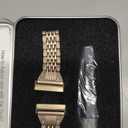 Metal Bands Compatible with Fitbit Sense 2/Sense/Versa 4/Versa 3 Watch, Replacement Rhinestone Bling Wristband for Women, Silver Black Rose Gold