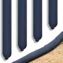 2 Pcs Sediment Filter Erosion Control Blanket Silt Fence Sock with Stuffers Drain Stormwater Sediment Filter for Erosion Control and Storm Drain Protection(Black)