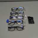 Gaoye 1.25 Professional Reading Glasses for All Day - Computer Readers with Blue Light Protection - Value Pack