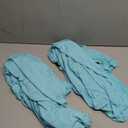 Obstal 6ft Stretch Spandex Table Cover for Standard Folding Tables - Universal Rectangular Fitted Tablecloth Protector for Wedding, Banquet and Party, 72L x 30W x 30H Inches, Blue, 2pc