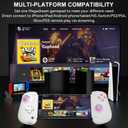 Mobile Gaming Controller for iPad/Tablet 13'', iPhone Controller with Hall Joysticks/Trigger/Turbo/Macro/7 Color RGB, Gamepad Joystick for Android/PC/Switch/PS4, Xbox/PS5 Streaming, Cloud Game, COD, iPhone 17/16 Controller