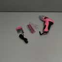 Hi-Spec Small Electric Screwdriver, Mini Drill Set, Rechargeable 3.6V Cordless Screwdriver with 26 Driver Bits, Power Tool for Small Projects & Home Use, Pink