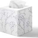 White Tissue Box Holder