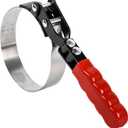 Anti-Slip Swivel Oil Filter Wrench, Oil Filter Removal Tool Small Size Oil Filter Swivel Wrench, Adjustable Oil Filter Wrench Fits Filters from 2-3/8" to 2-3/4" for Car