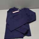 QINSEN Womens Long Sleeve Crewneck Cardigan Sweater Lightweight Button Down Knit Tops Outerwear M