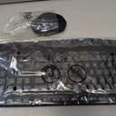 Logitech MK345 Wireless Keyboard and Mouse Combo with Palm Rest, 2.4 GHz USB Receiver, Compatible with PC, Laptop, Black