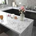 Grey Marble Wallpaper Peel and Stick Countertop Paper 35" x 393.7"