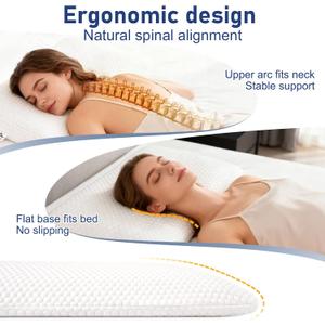 Talatex Super Slim 100% Natural Premium Latex Pillow, Ultra Thin Flat Pillow for Stomach and Back Sleepers, Toddler Pillow Helps Cervical Neck Alignment and Deeper Sleep