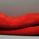 Amearea Modern Area Rugs for Bedroom Living Room, 4x6 Feet Red Thickened Memory Foam Rug, Fluffy Indoor Washable Rugs Non Slip Minimalist Carpet for Kids Boys Girls Dorm Nursery Room Decor