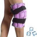 Ice Pack for Injuries Reusable with Adjustable Strap, Cold Pack Wrap Large Hot Cold Compress Pad, for Back, Shoulder, HIPS, Knee